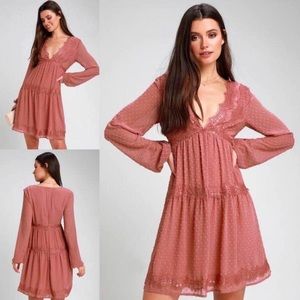 Lulu’s Mauve Dress